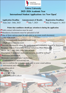 2025-2026 Academic Year International Students Applications Are Now Open!